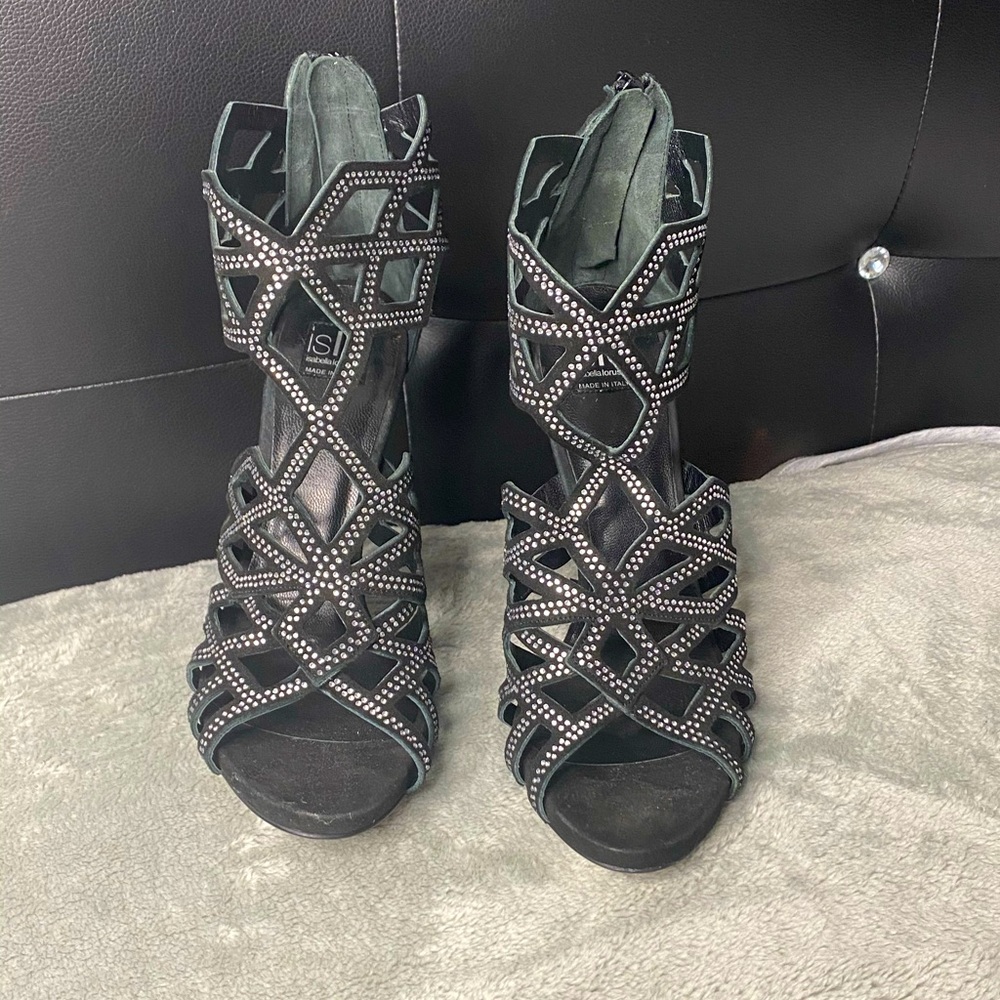 Isabella Lurusso Rhinestone Heels